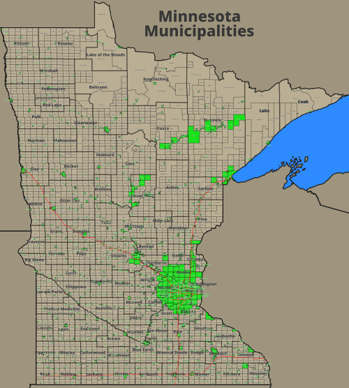 Cities in Minnesota